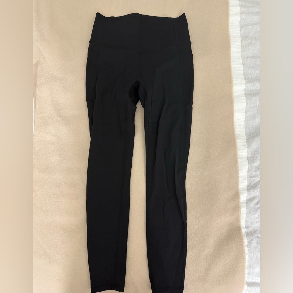 Trophea Black High-Waisted Leggings size Small. New!